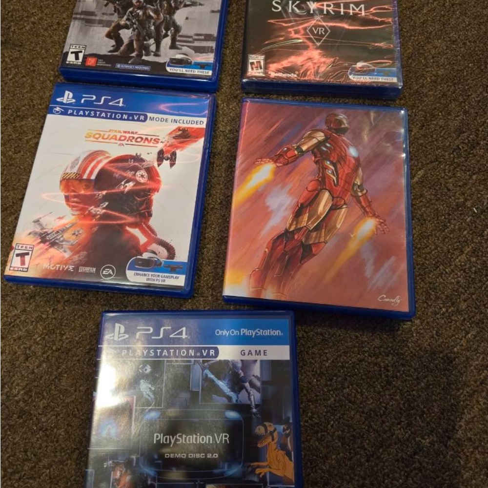 PS VR Headset & games - Picture 5 of 6